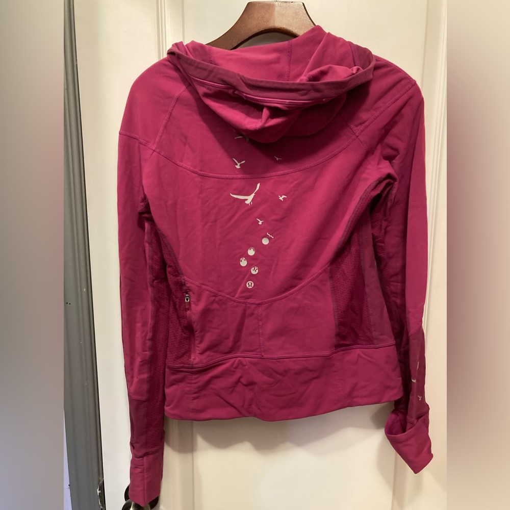 Lululemon rare half zip running jacket with hood